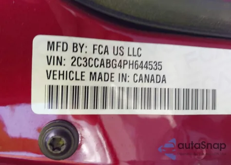 2023 Chrysler 300 300S из США, поврежденный, VIN 2C3CCABG4PH644535